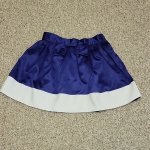 Janie and Jack Blue and White Bubble Mini Skirt Sz 6 Girls.